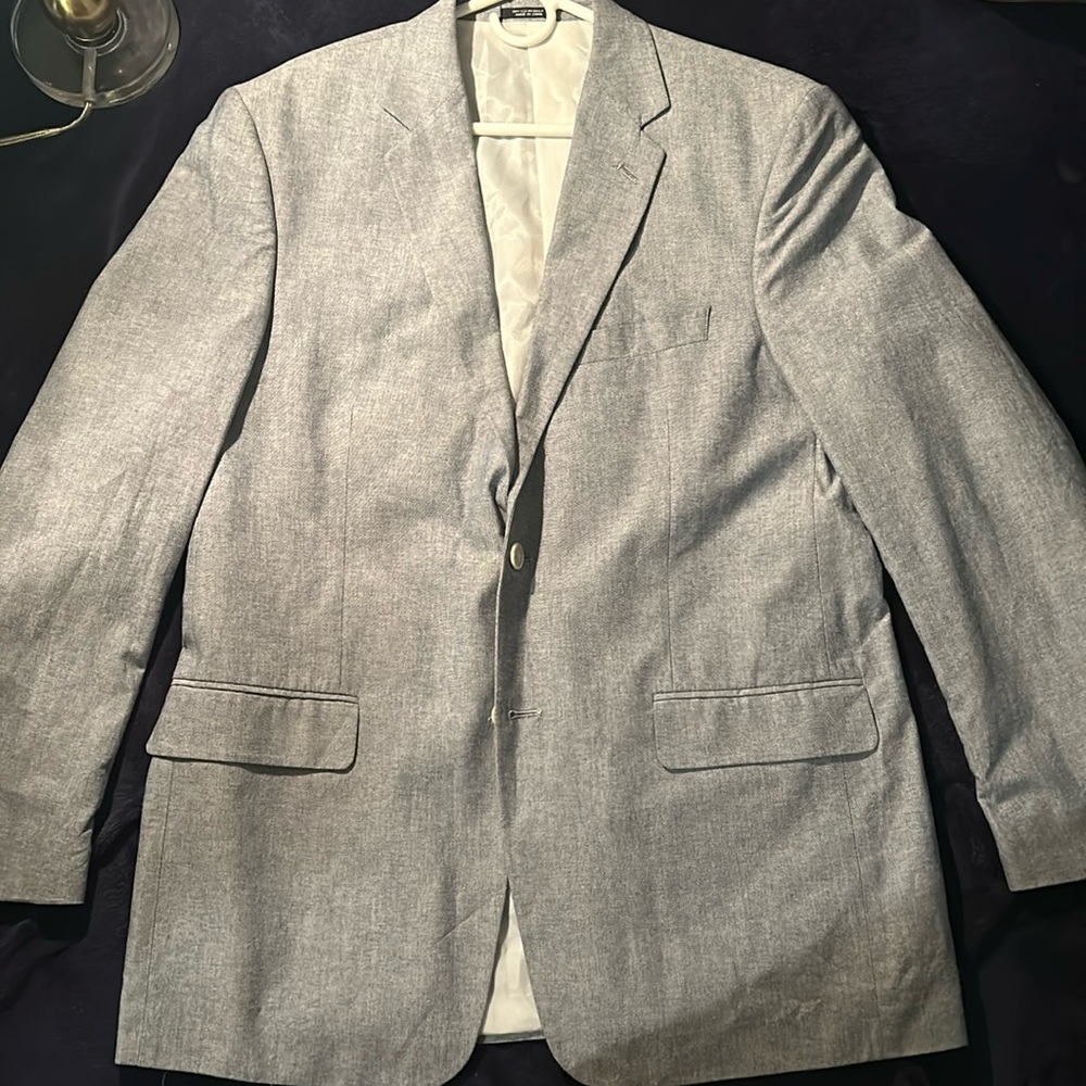 40R Saddlebred denim blazer